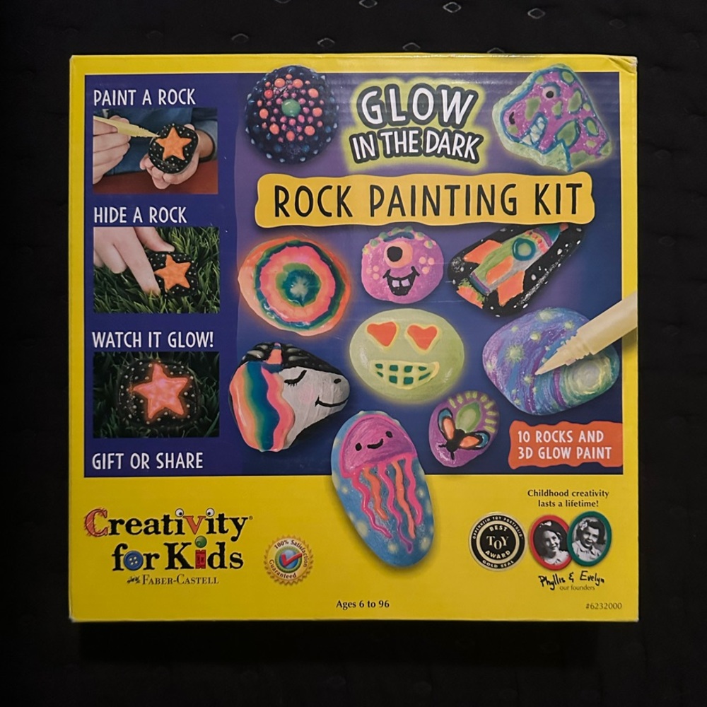 Glow In The Dark Rock Painting Kit